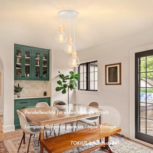 Pendant Lamp - 3-Bulb E27 16 cm