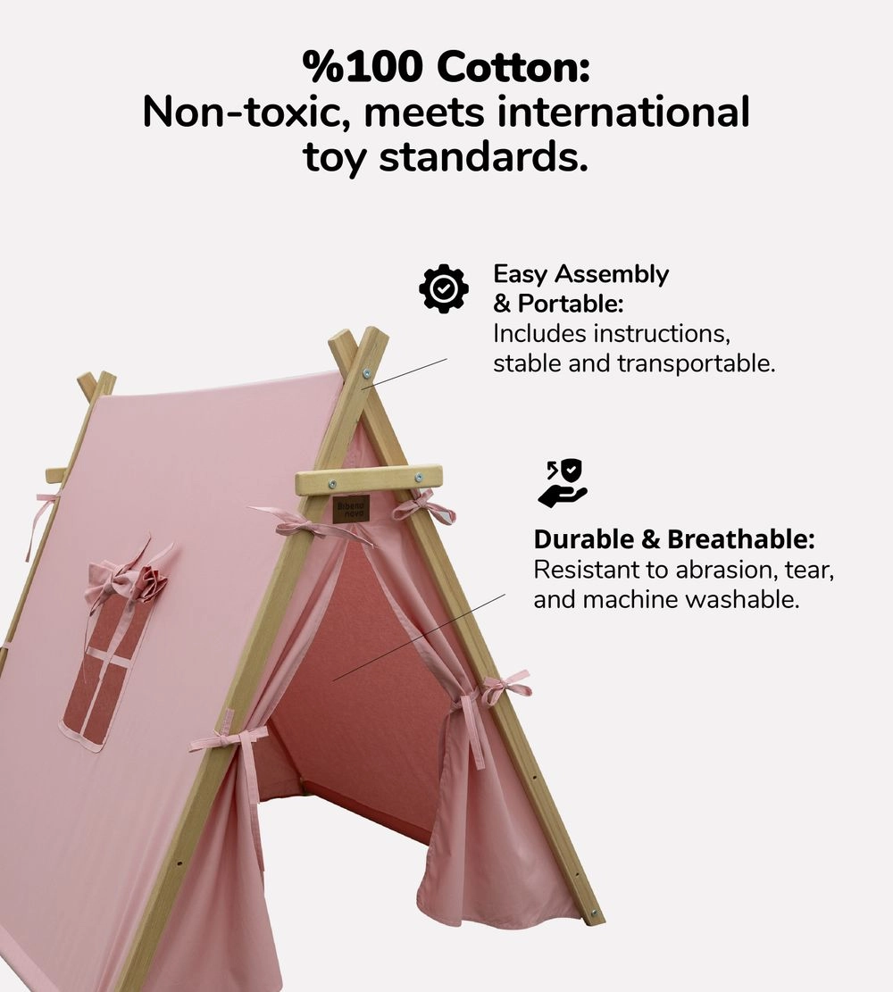 House Tent - Grey 100% Cotton