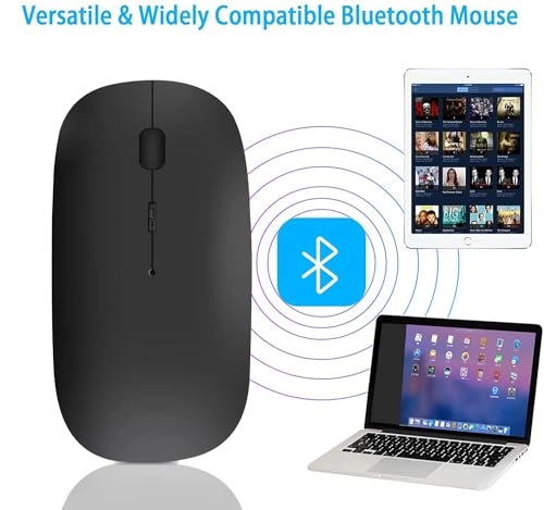 LED Rechargeable Slim Silent Mouse - Wireless