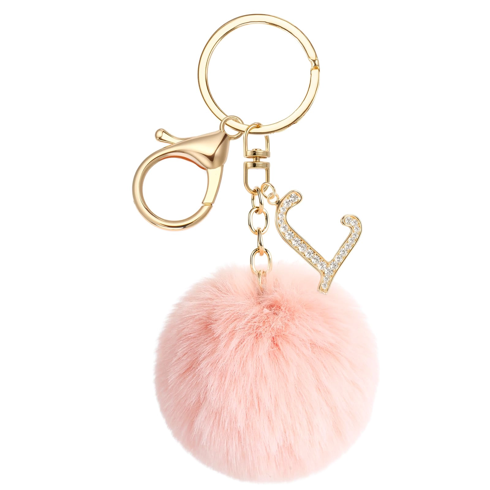 jsrqt Initial Letter Keychain - Letter