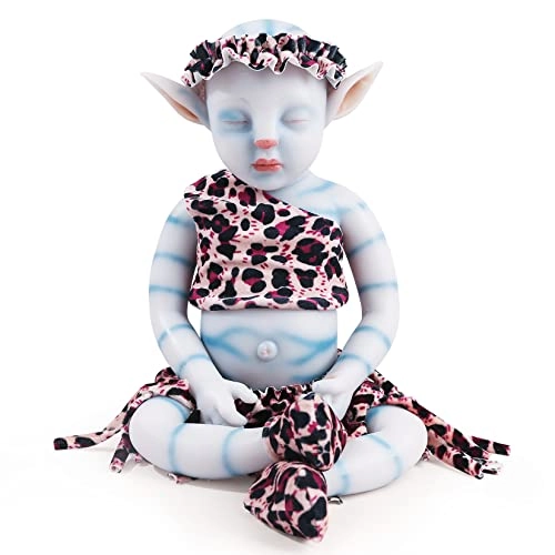Avatar Baby Doll - 17 Inch Silicone Blue