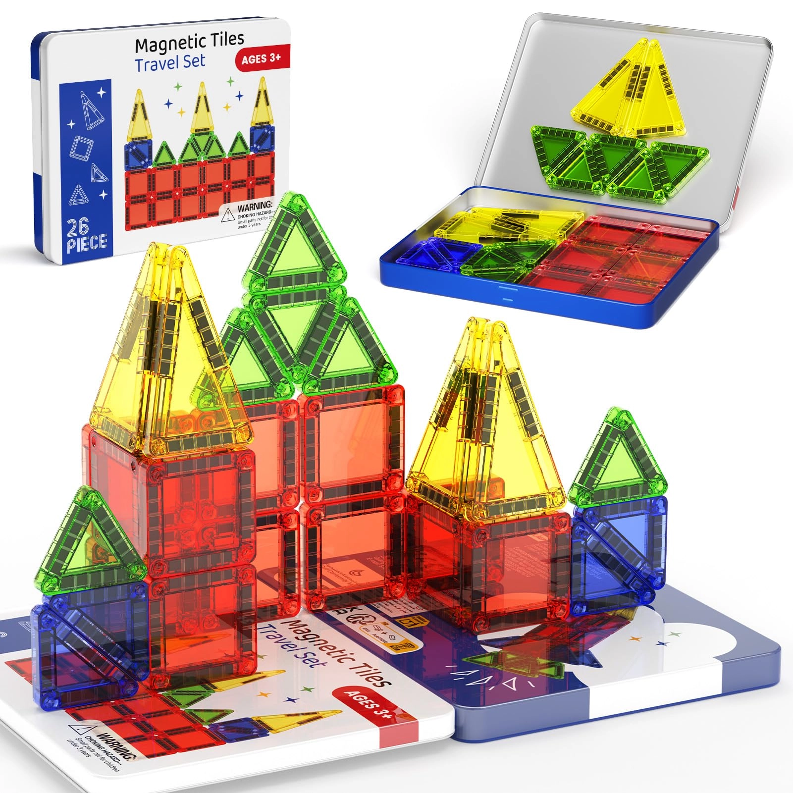 STEM MATCH Magnetic Tiles - 26pcs