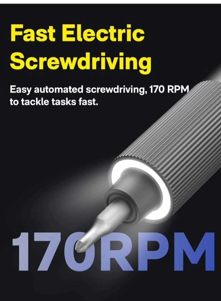 Electric Precision Screwdriver Kit - 25 Precision Bits Rechargeable