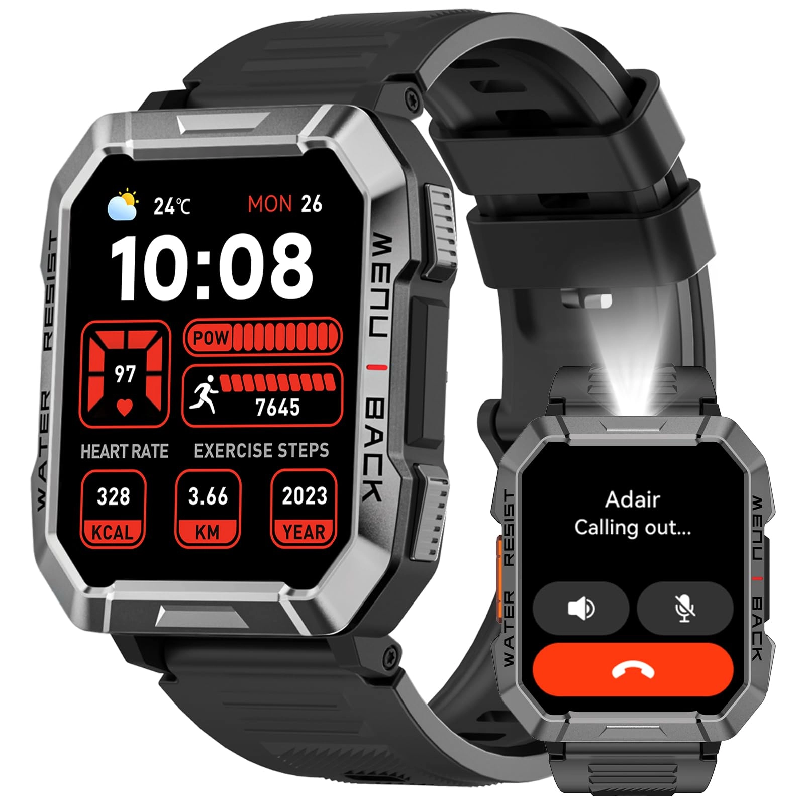 OSCAL Military Smartwatch Aluminium