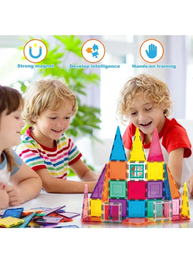 Magnetic Tile Rocket Set - 36 pcs