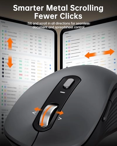 Multi-Device Slim Optical Mouse - Bluetooth, USB