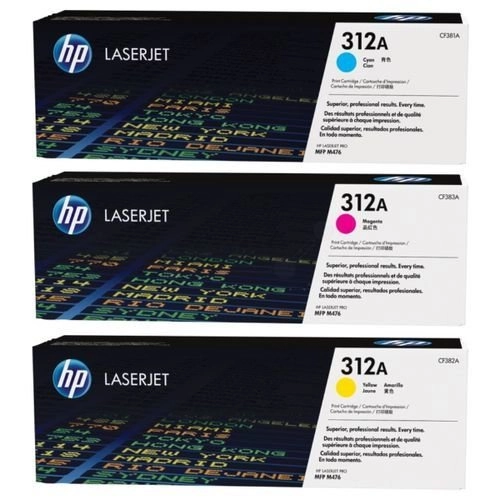 HP 312A Standard Yield Multicolor Tri-Pack