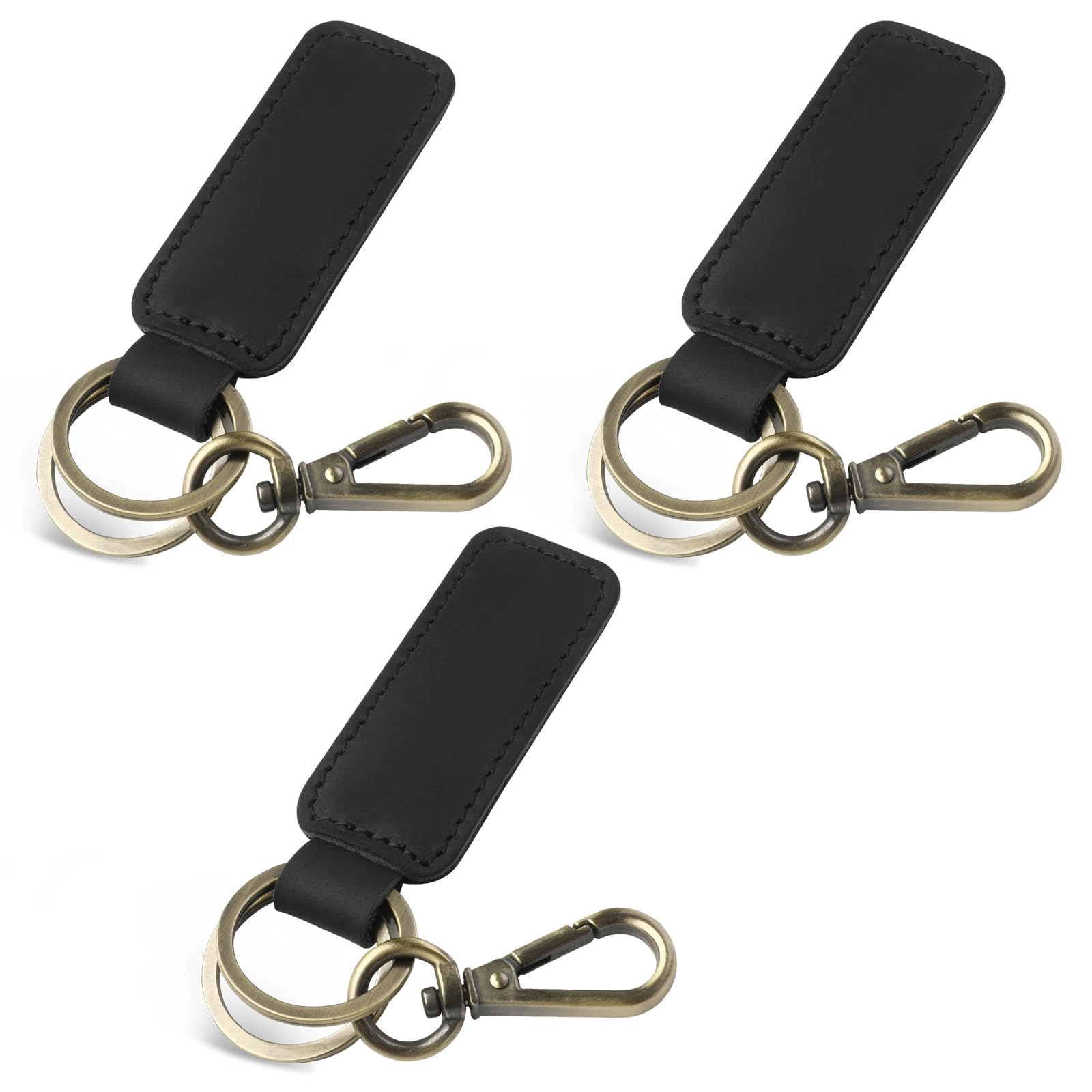 Leather Keychain - Car