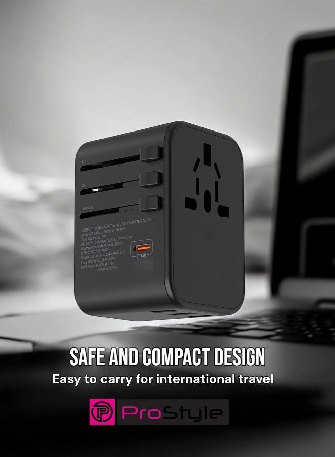 Universal Travel Adapter - 20W