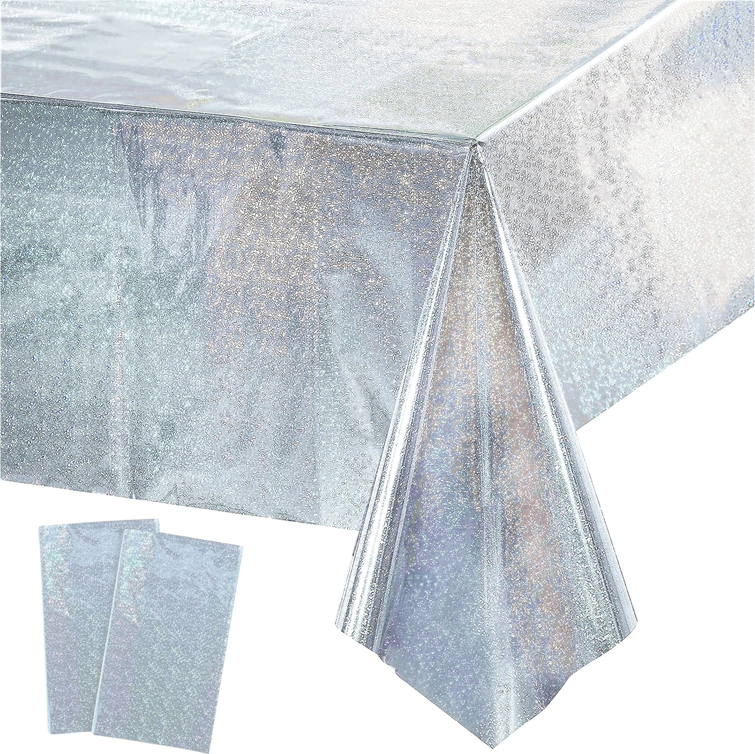 greatril Party Table Cover - 2 Packs Frozen/Under Sea/Ocean Theme