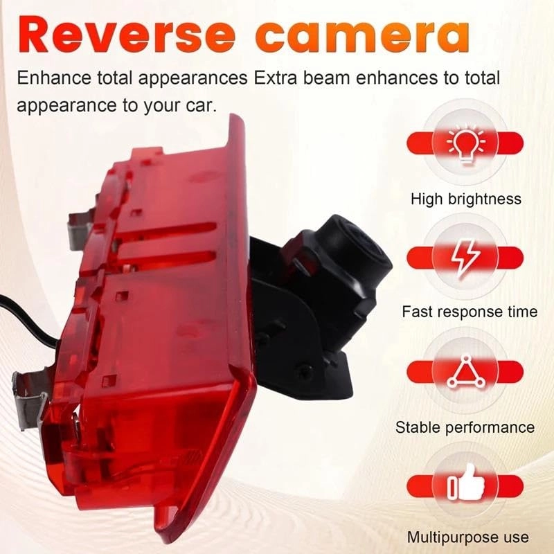 Rear View Backup Brake Light Camera - Night vision RCA 600 TV lines