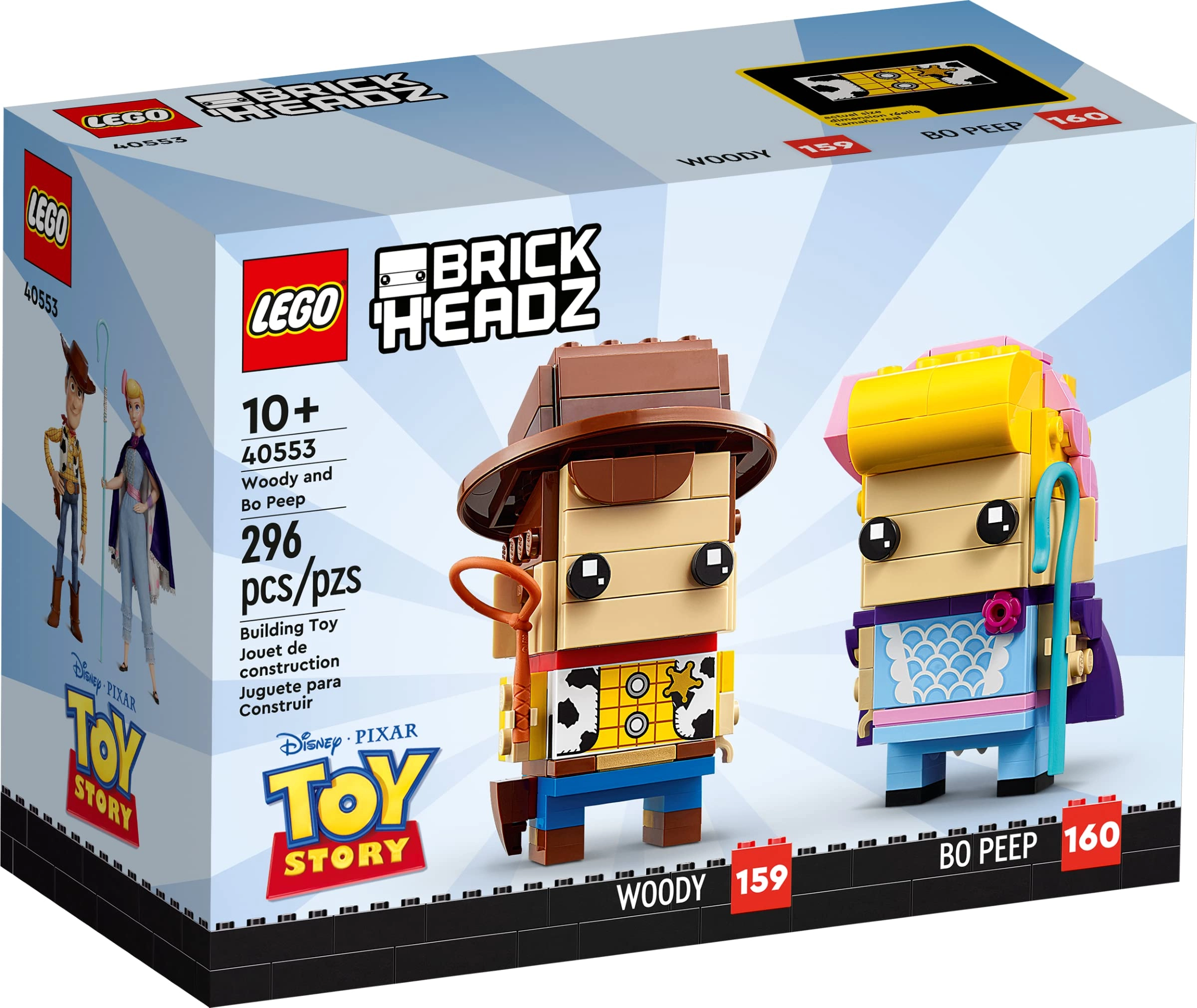 LEGO BrickHeadz Woody & Bo Peep (40553) - Disney Toy Story