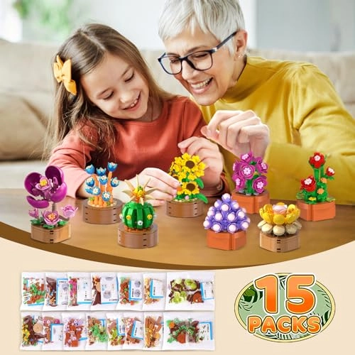 15 Flowers Plants - 1314 pcs