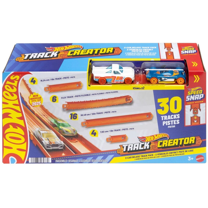 Track Creator Super Track Pack - 2 Die-Cast Car