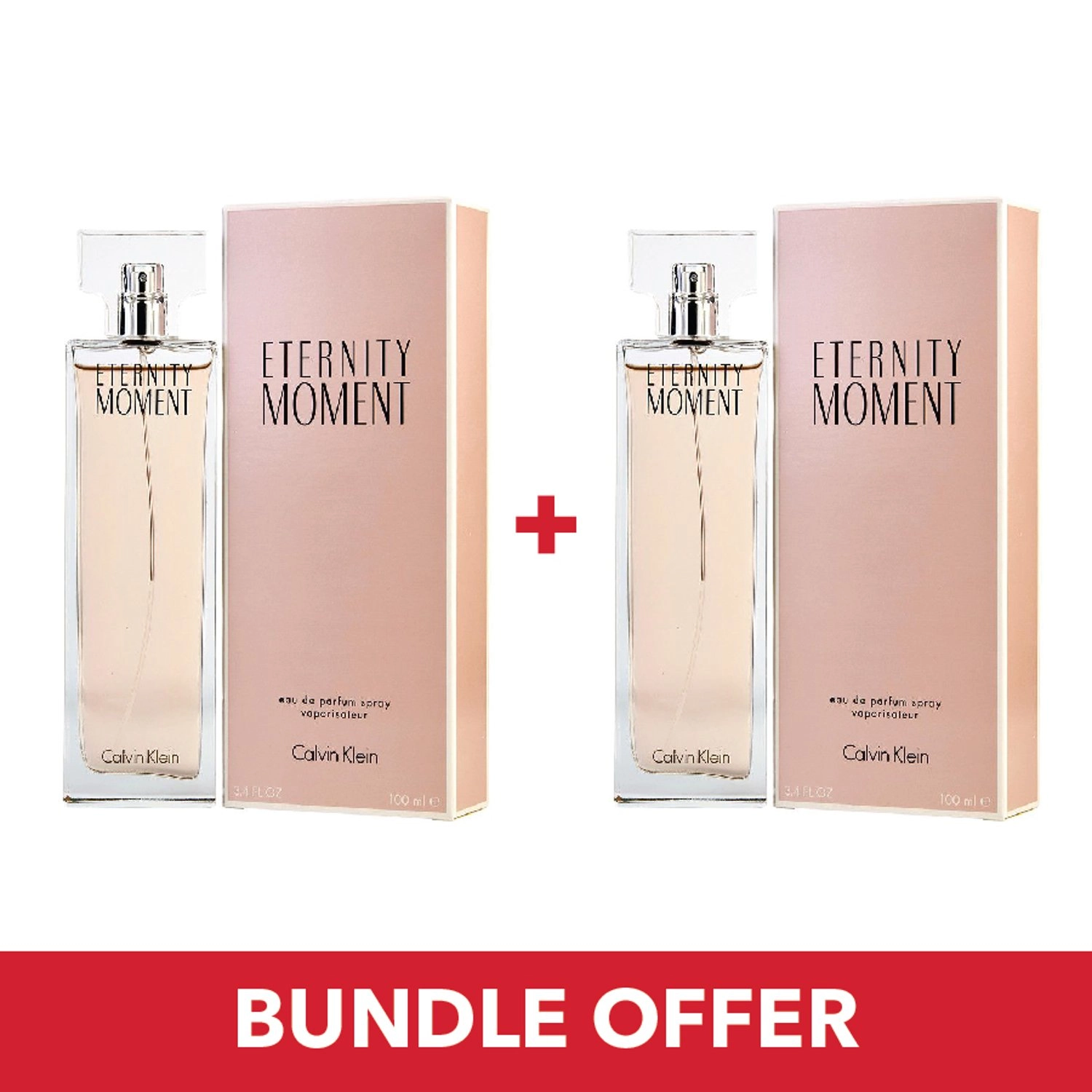 Calvin Klein Eternity Moments Eau de Parfum 100 ml Bundle