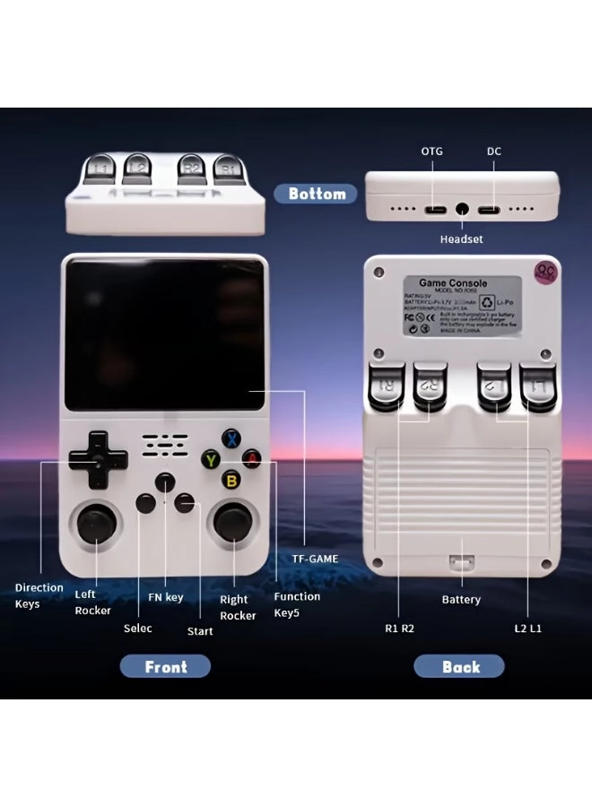 Handheld Game Console - 4.3-Inch IPS Display 30,000+ Games