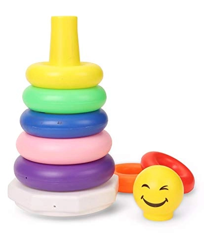 Smiley Stacking Ring - 7 Rings