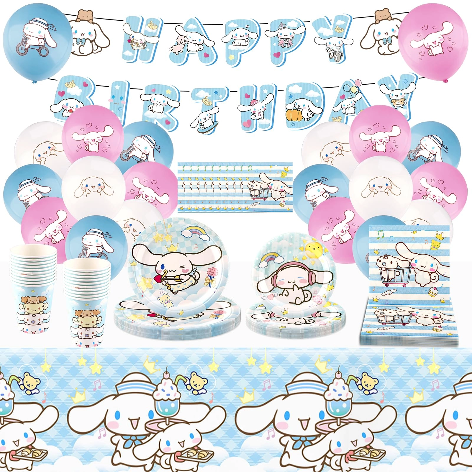 Party Tableware - 52.0 count Birthday