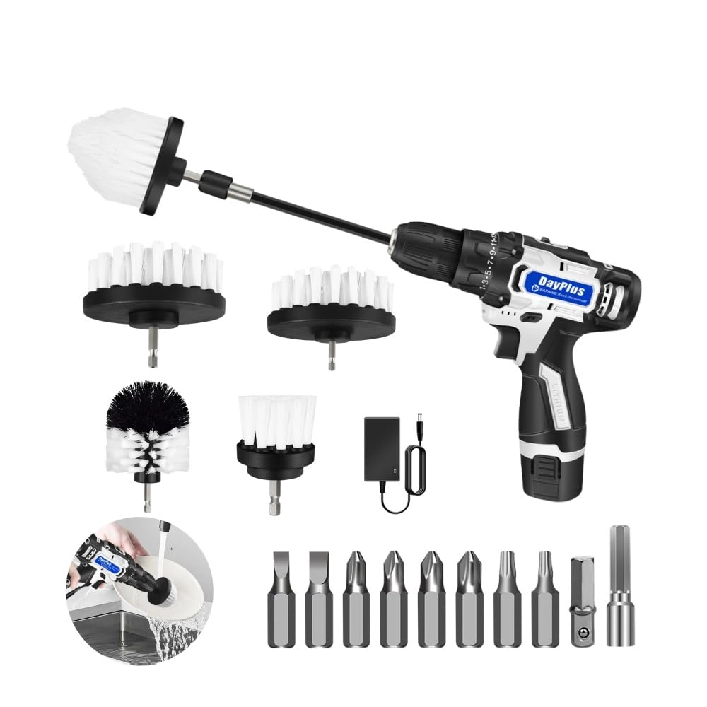 Xinng Cordless Drill Brush - 1.5Ah Set