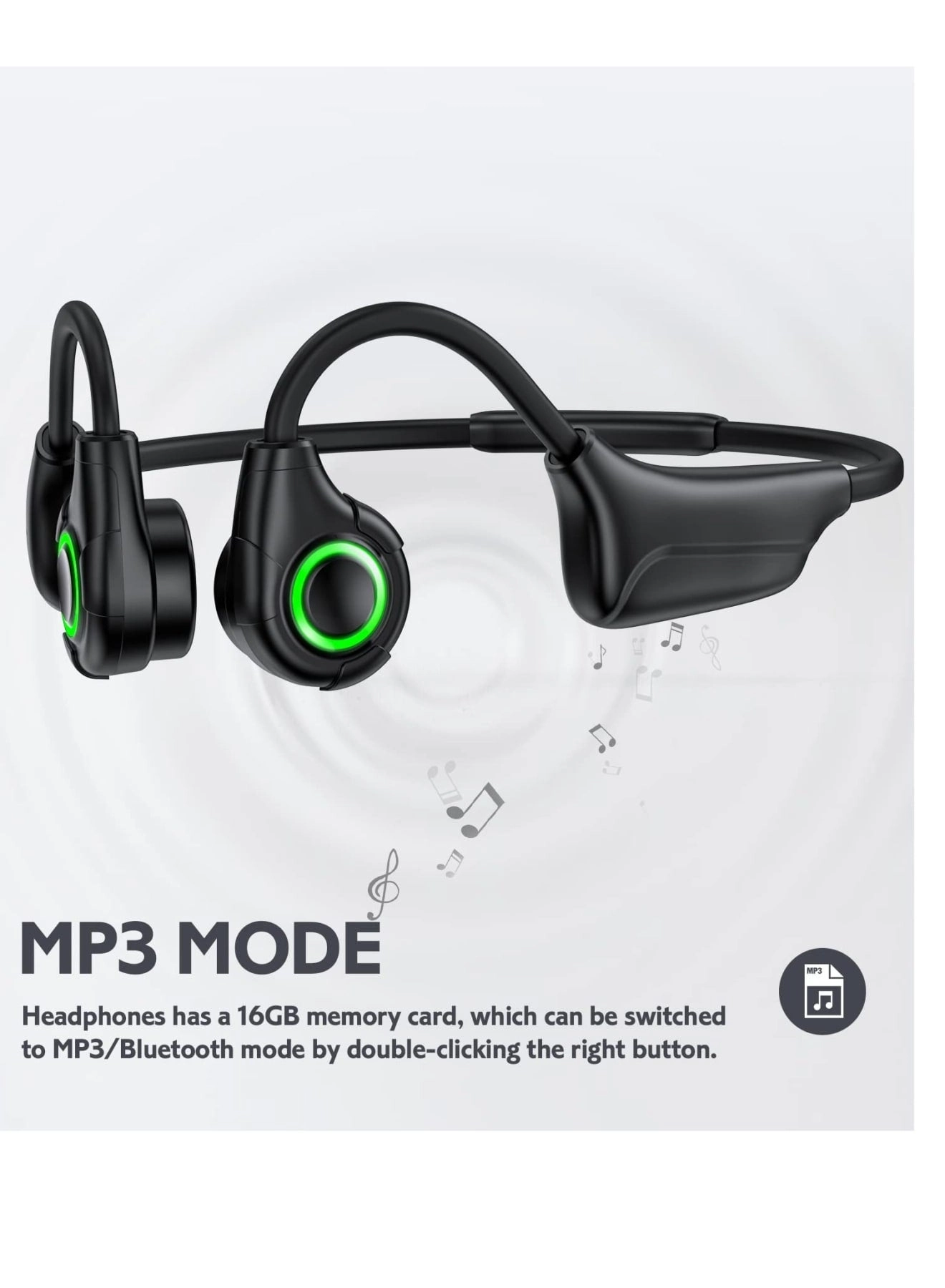 Bone Conduction Headphones Wireless Headphone