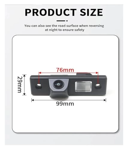 Car Rear View Camera - Night Vision Wired or Wireless 1280 x 720 Pixels