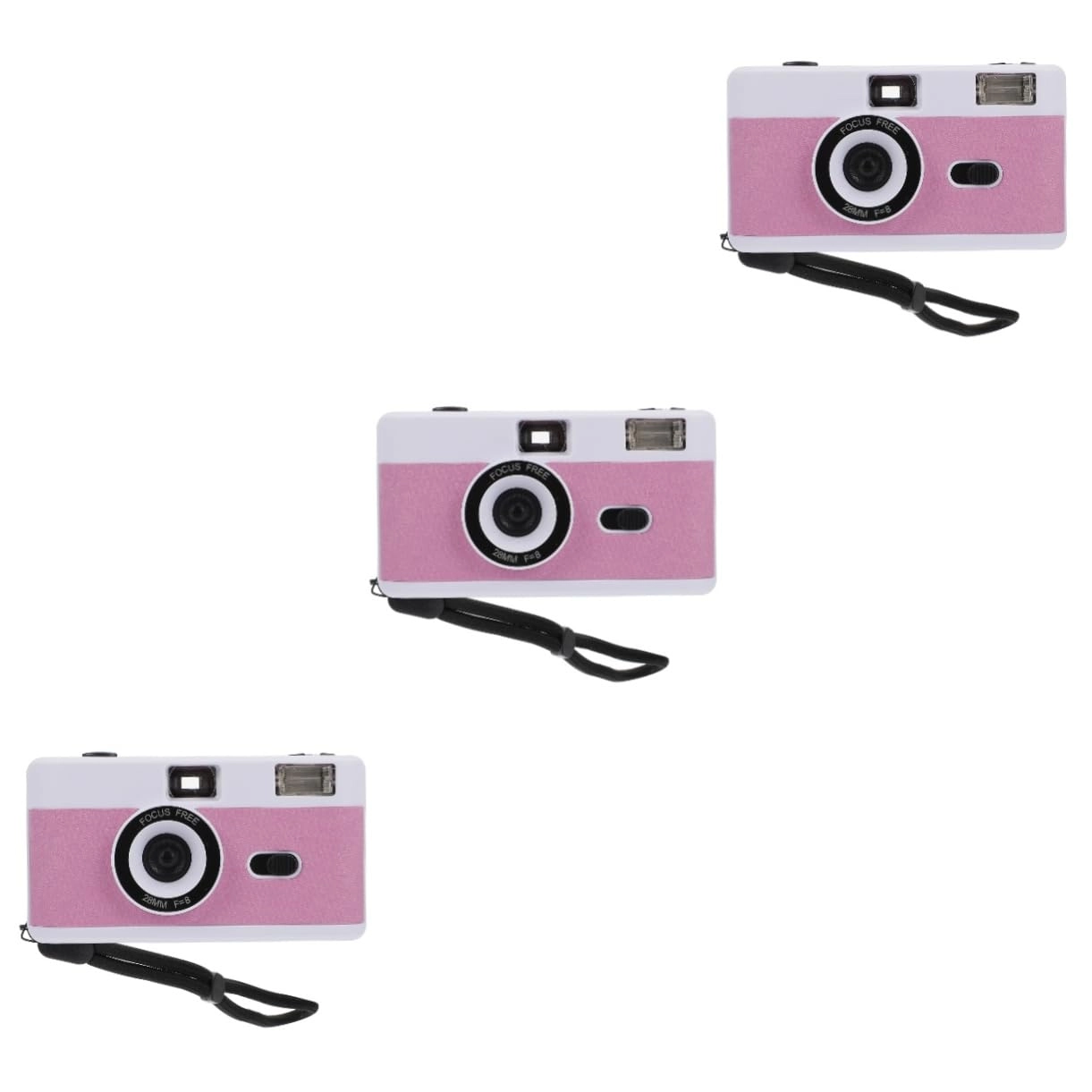Angoily Point & Shoot Film Cameras - 3 Pcs 35mm Built-in Flash Bundle