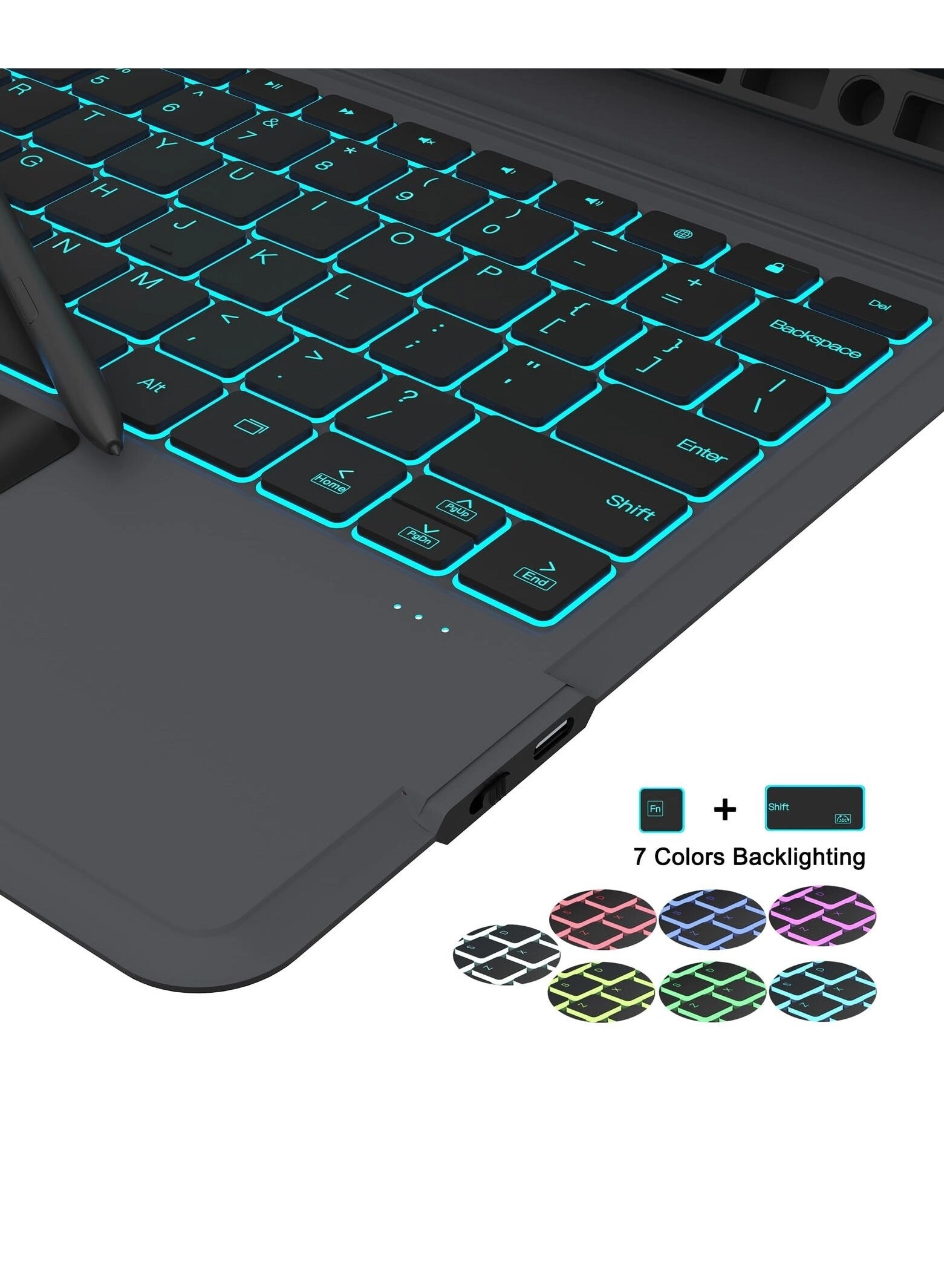 Keyboard Case with Trackpad for Samsung Galaxy Tab 12.4-inch