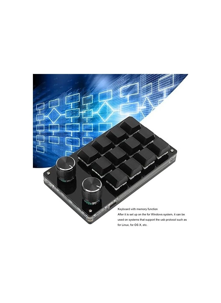 One Handed Programmable Mechanical Keyboard - Wired