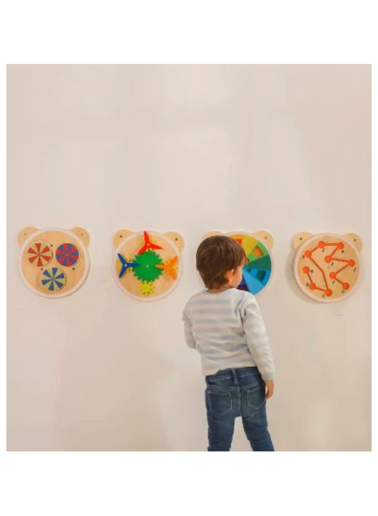 Wooden Wall Toy - 2+ Years