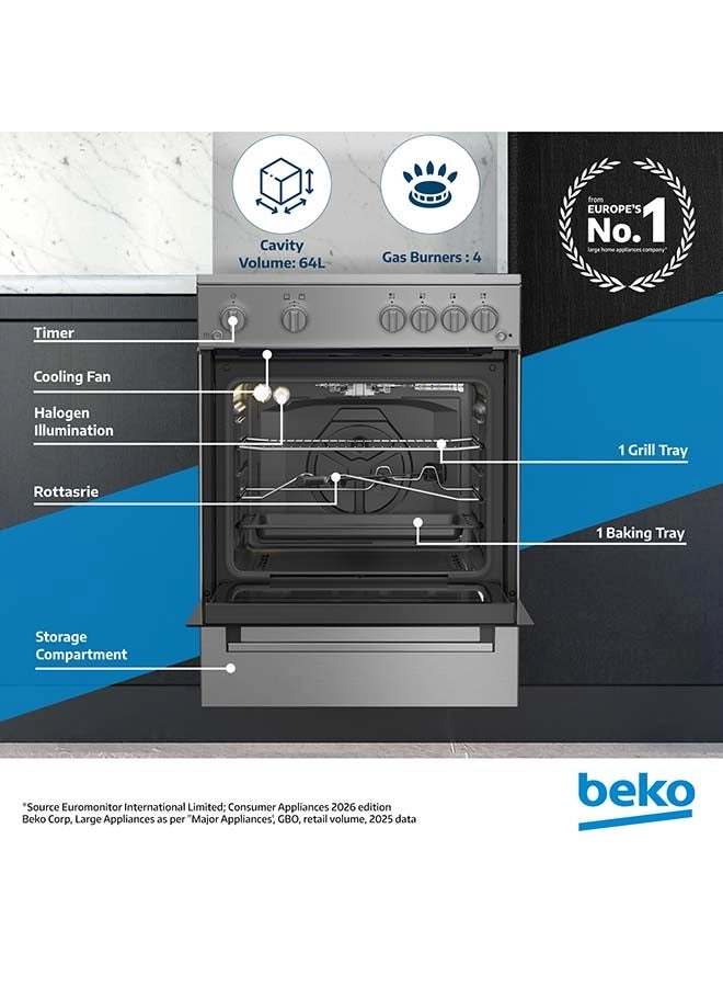 FBGT61130XSL GAS Cooker