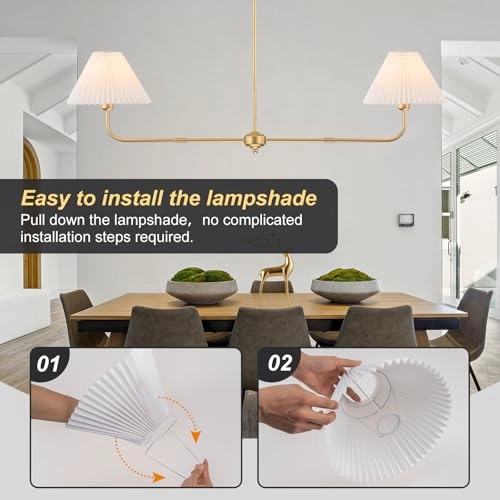 Linear Chandelier - 17 inches to 57 inches