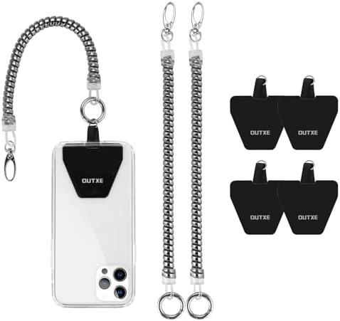 OUTXE Phone Lanyard Tether - 4× Phone Patch 2× Phone Tether