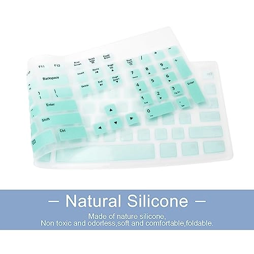 Silicone Keyboard Cover - Compatible with MK270 K200 K260 K270 MK200 MK260 MK275 MK295 Gradient Blue