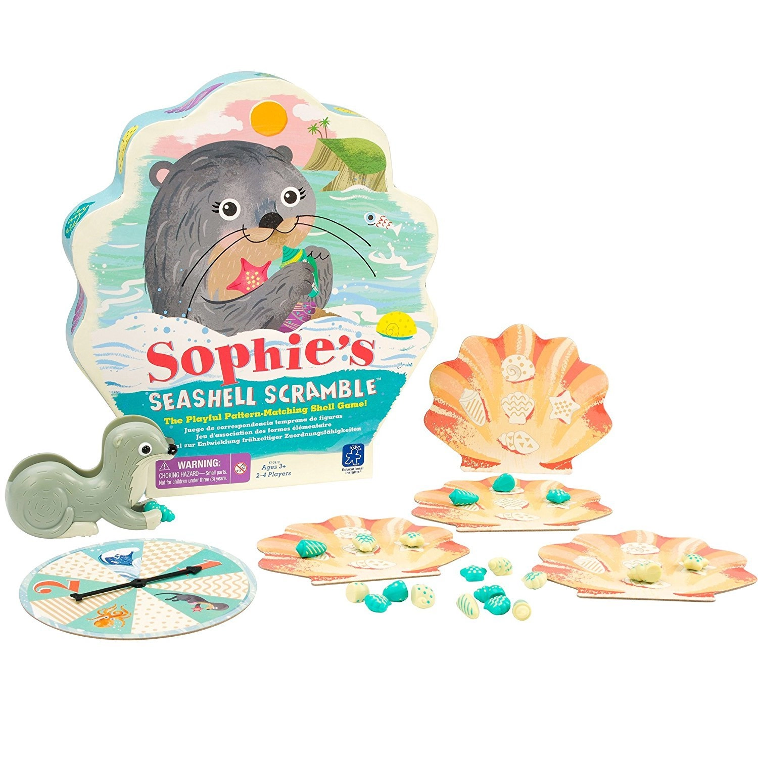Educational Insights Sophie's Seashell Scramble - 36 months - 10 years 120 pieces