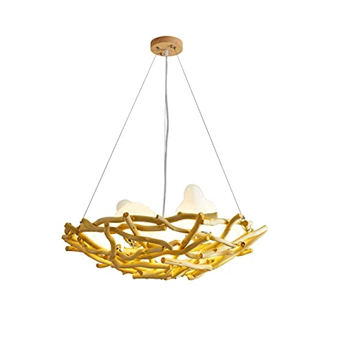 Bird Nest Decorated Chandelier