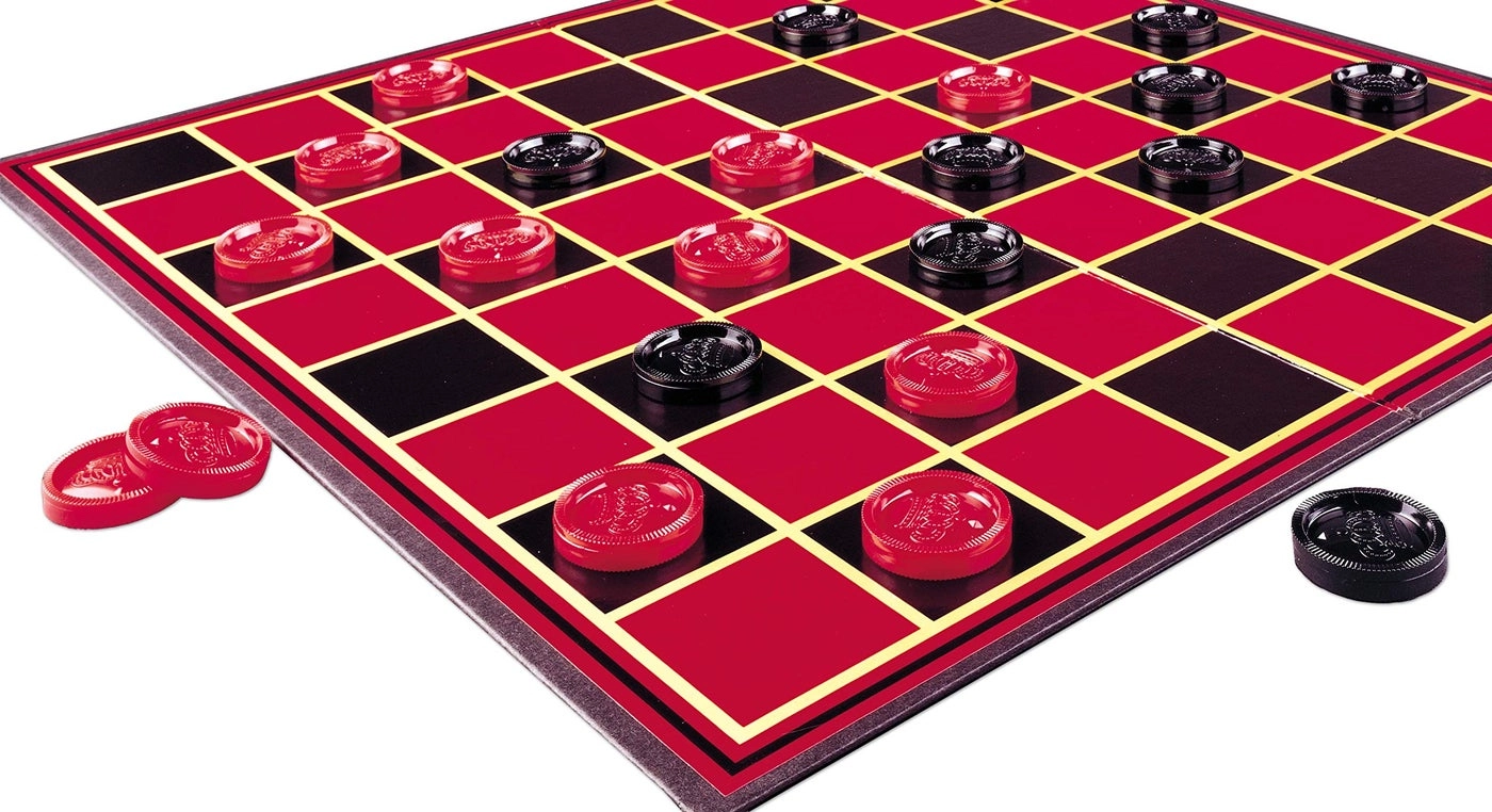 Checkers Folding - Red & Black