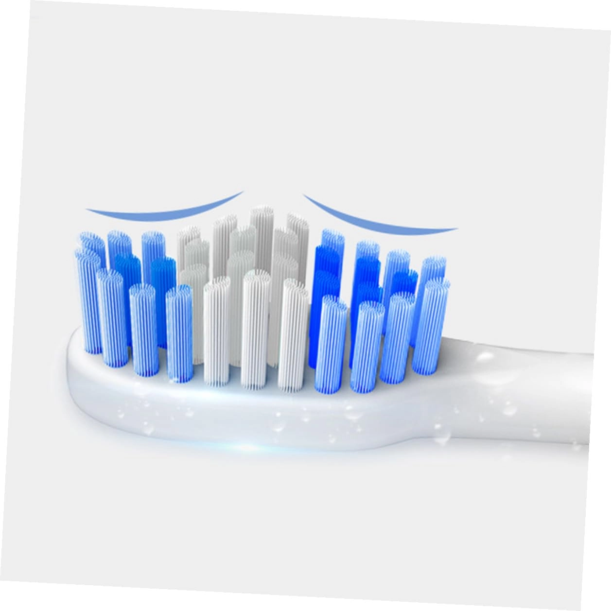 USB Rechargeable Sonic Electric Toothbrush - Soft Bristles Waterproof White
