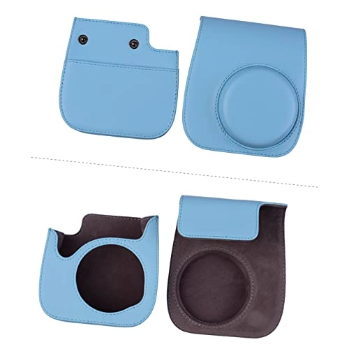 Instant Camera Accessories Kit + Camera Bag + Camera Strap + Photo Album + Photo Clips + Photo Frame + Hanging String + Stickers + Pen + Filt - 12-in-1 leather