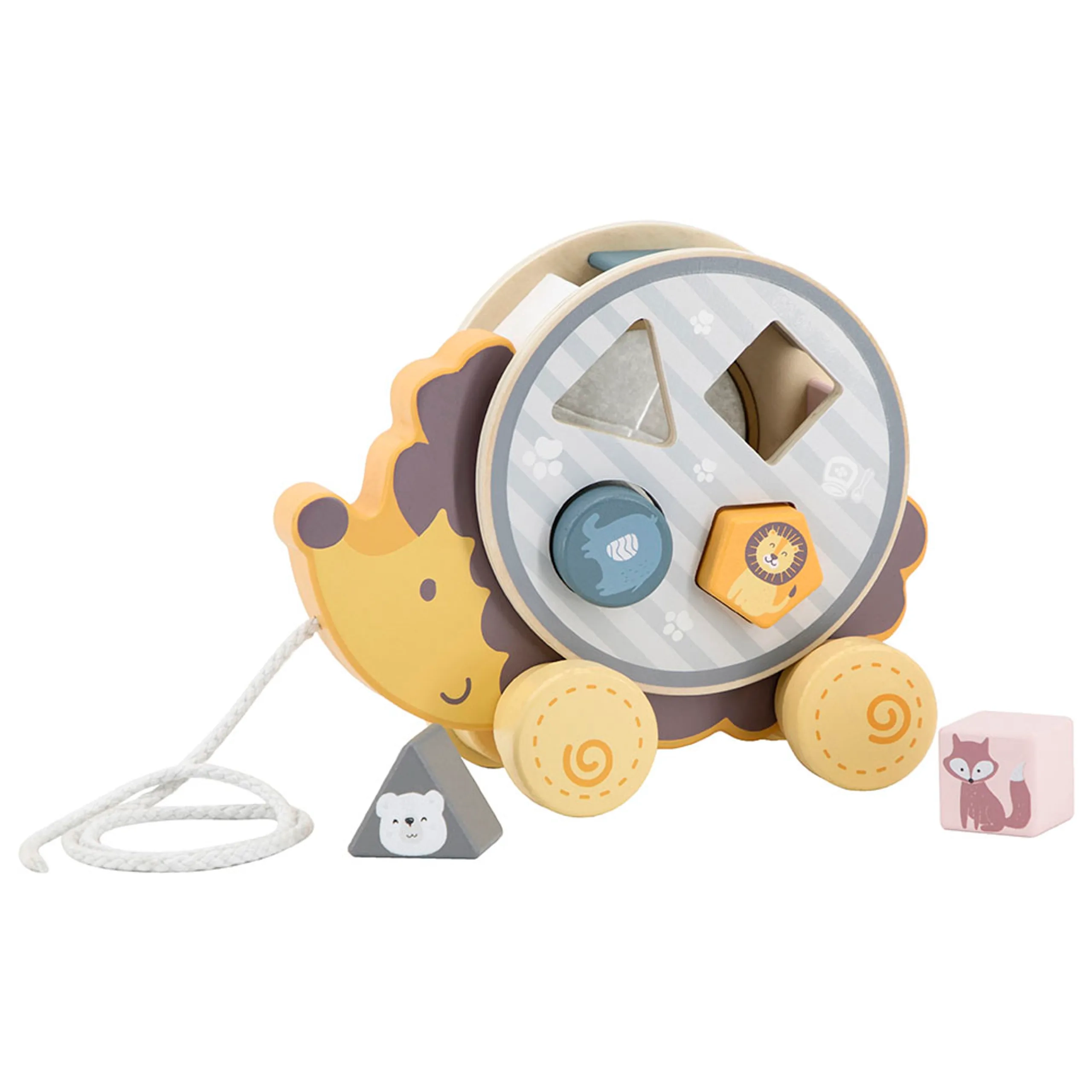 VIGA Hedgehog + Sorting Wheel - Suitable for 18 months-3 years