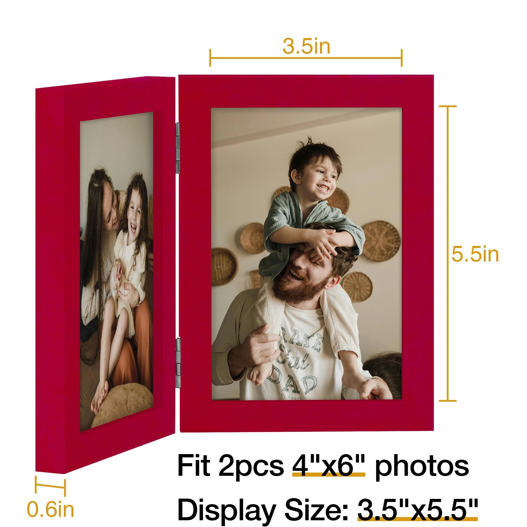 Double 6x4 Picture Frame