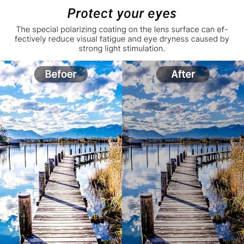 Polarized Clip for Ray-Ban Meta Skyler - 4Pcs Silver+Grey+Brown+Green