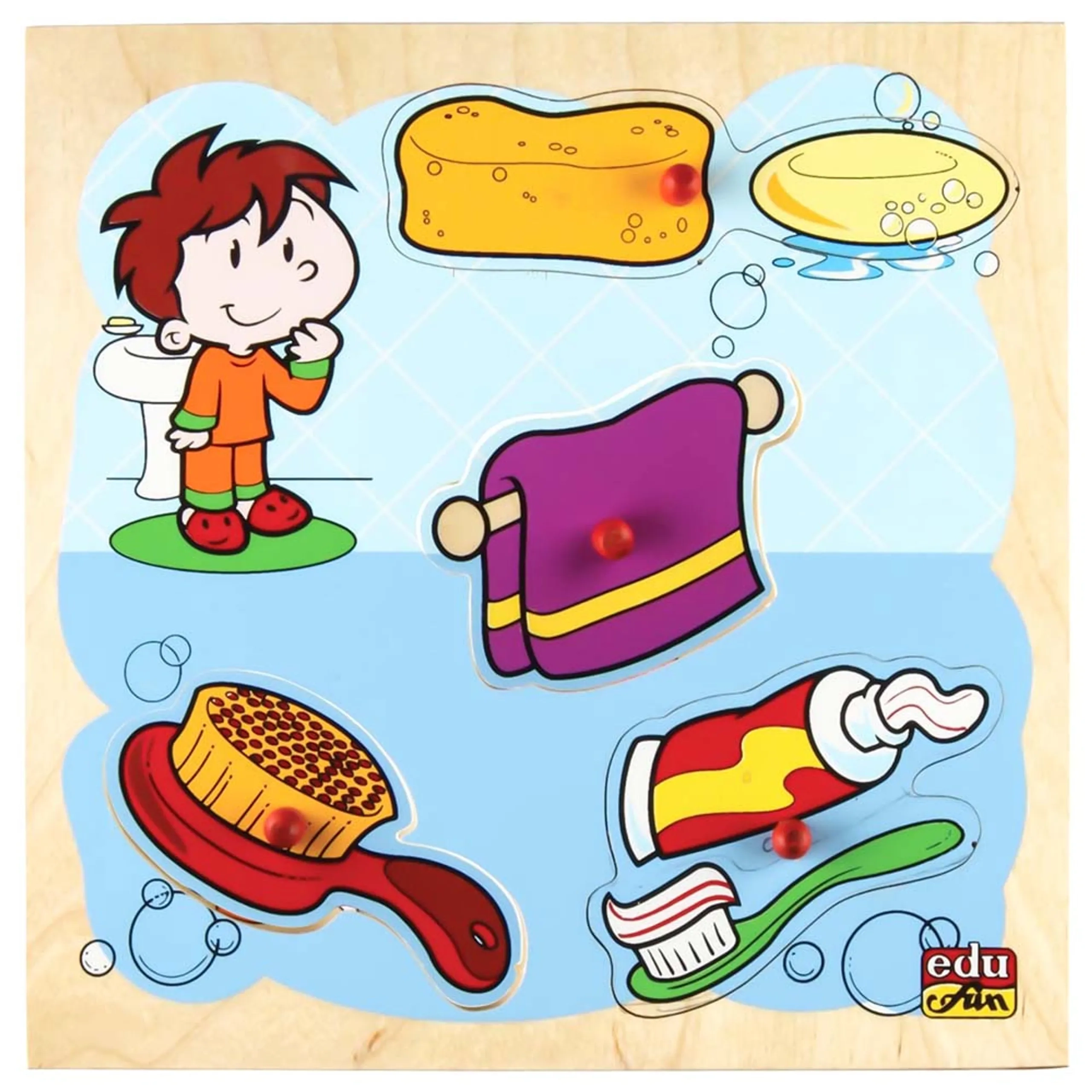 Edu Fun Washing My Hands Puzzle - 2+