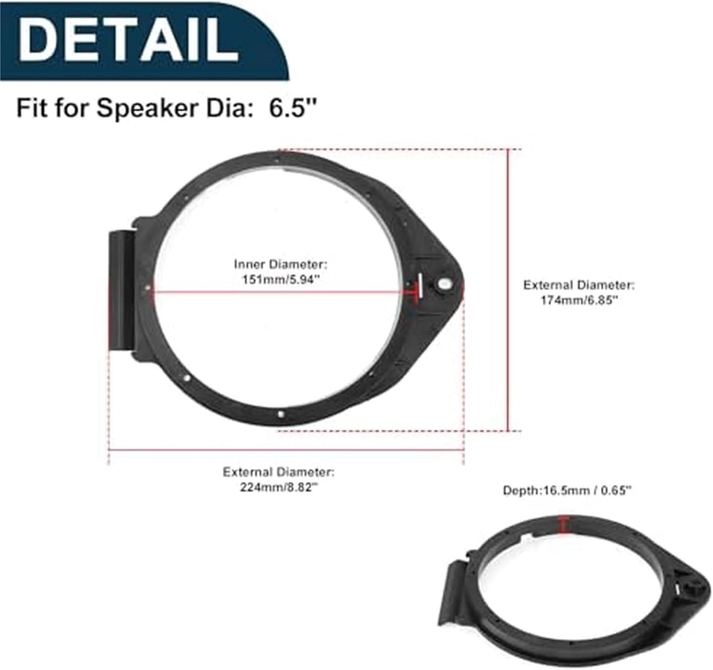 Speaker Spacer Ring - GMC Sierra 1995-2006