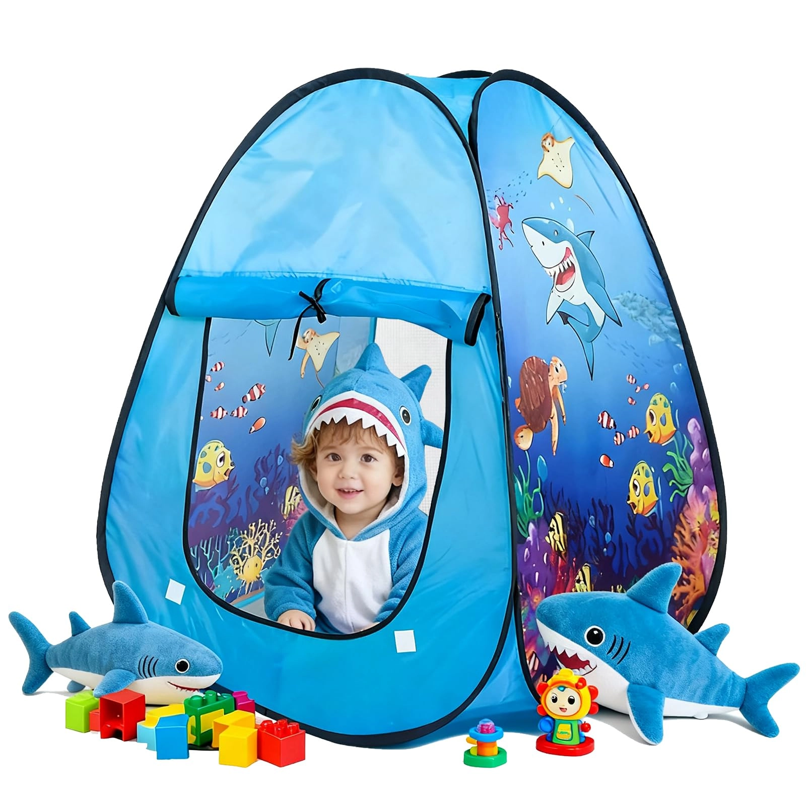 funnyhomestyle Kids Play Tent - Dinosaur One Size Portable