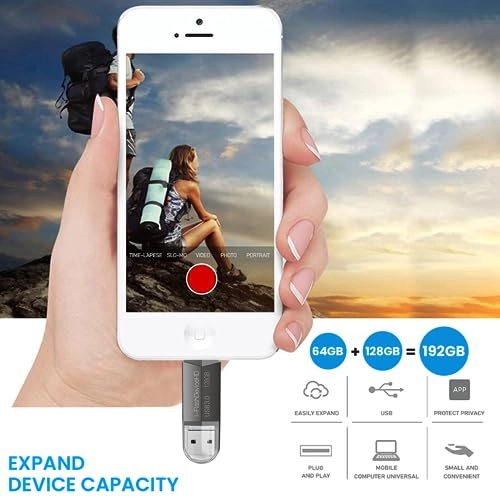 Pendrive - USB3.0 Lightning Micro USB 128GB