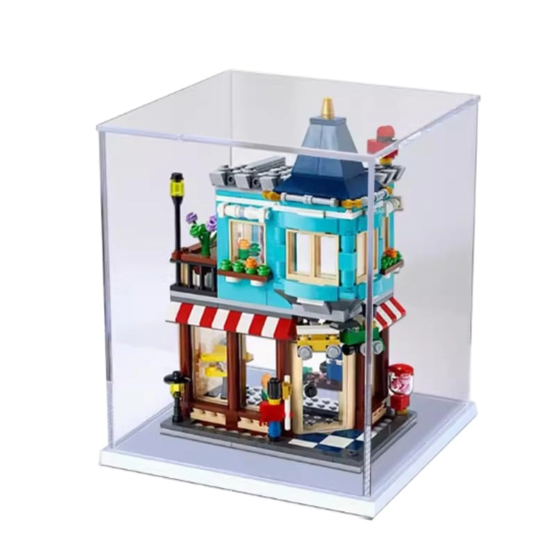 HCAEIOFJ Display Case for 31105 - White Bottom Acrylic