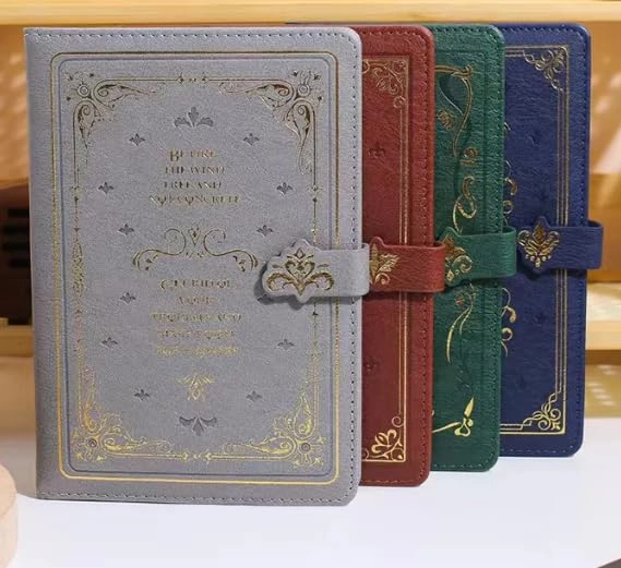 Mini Transparent Binder Spiral Diary Notebook