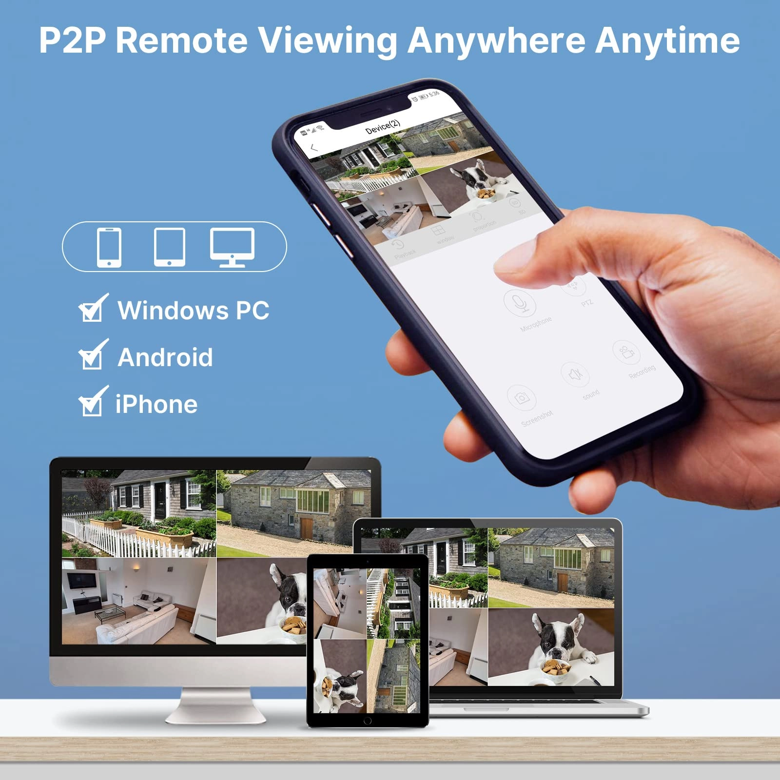 Wireless Security Camera System - 10CH