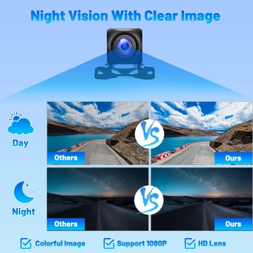 AHD 170° Reversing Camera - Night Vision AHD/CVBS 1080P