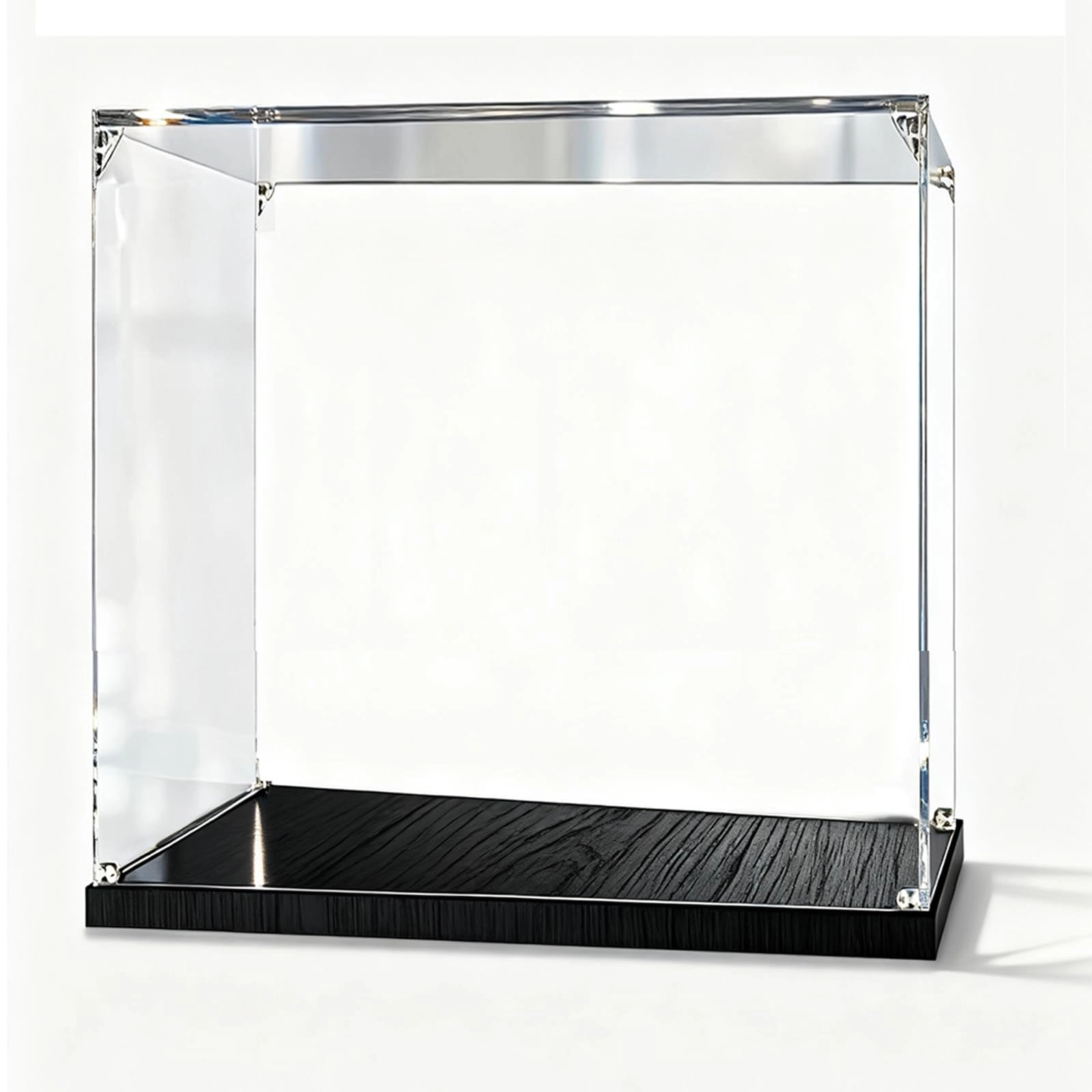 Acrylic Display Case - 42 x 40 x 34 cm Ceiling light + background